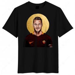 ΤΟΤΙ μπλουζάκι ''Holy Totti 2'',μαύρο