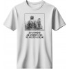 T-shirt "Ας περιμένουν οι γυναίκες – Οι άνθρωποι δεν συγχωρούν αυτούς που από έρωτα εκπέσανε" λευκό