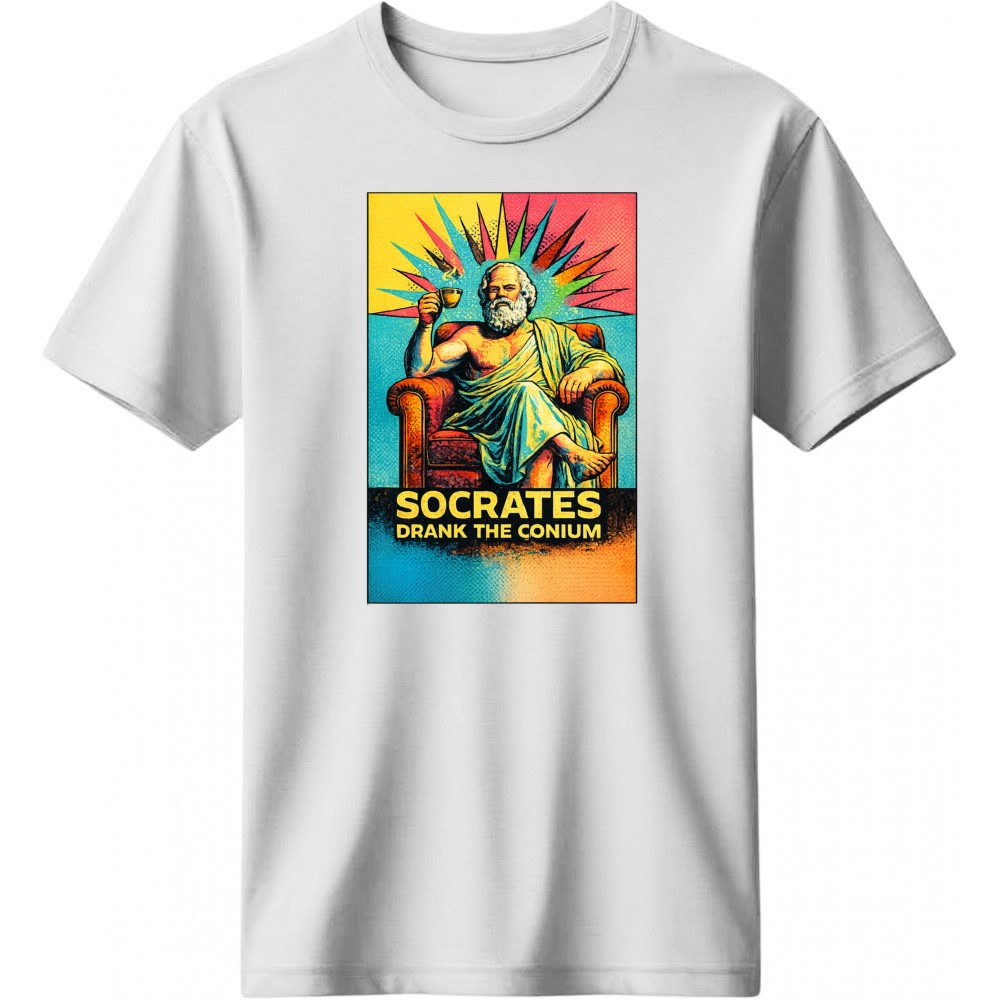 Socrates drank the conium - Λευκό