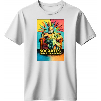 Socrates drank the conium - Λευκό