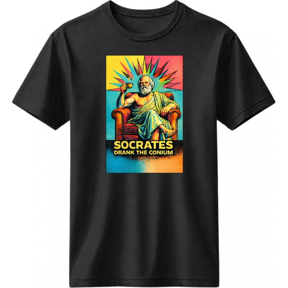 Socrates drank the conium - Μαύρο