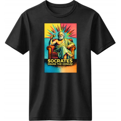 Socrates drank the conium - Μαύρο