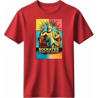 Socrates drank the conium - Κόκκινο