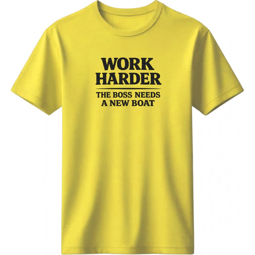 Work harder - Κίτρινο