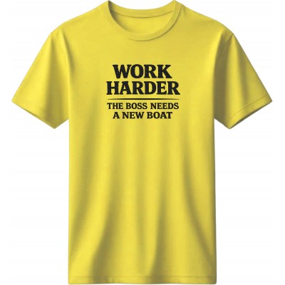 Work harder - Κίτρινο