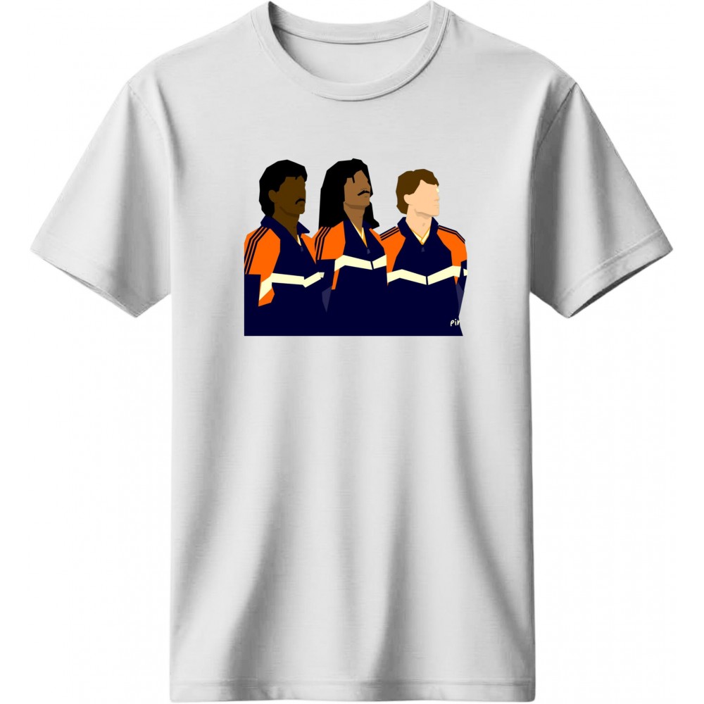 T-shirt “The Dutch Trio”, λευκό