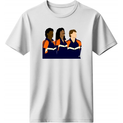 T-shirt “The Dutch Trio”, λευκό