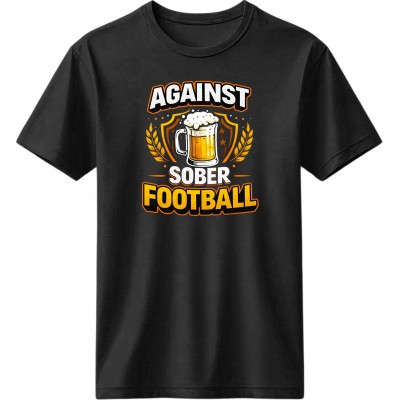 Against sober football - Μαύρο