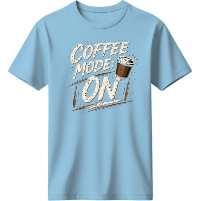 Coffee mode on - Μπλέ ανοιχτό