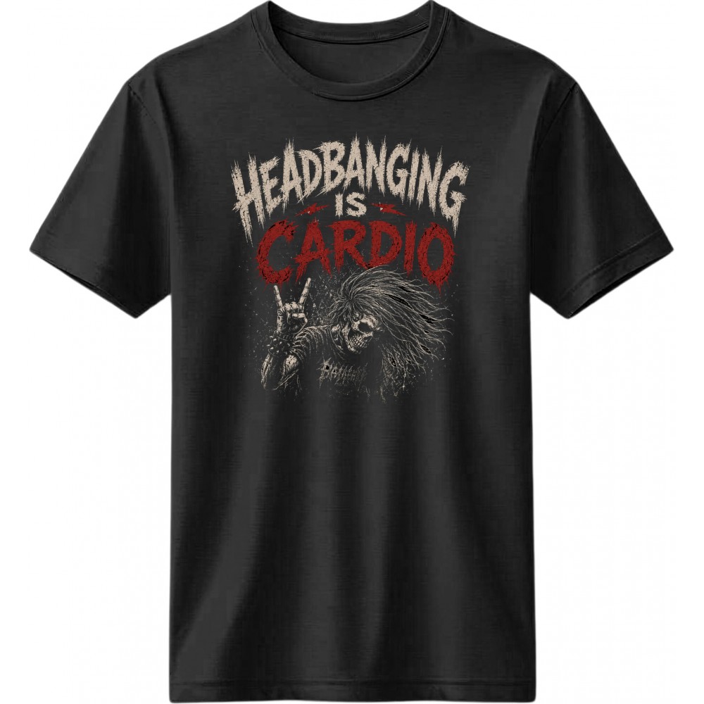 Headbanging is cardio - Μαύρο