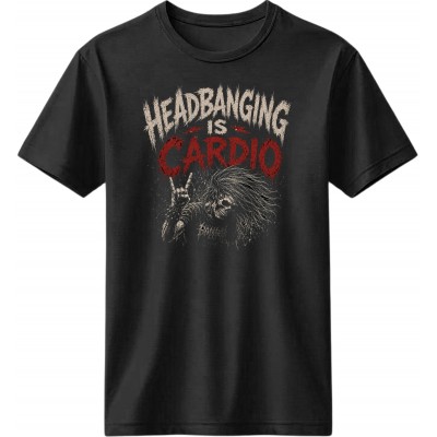 Headbanging is cardio - Μαύρο