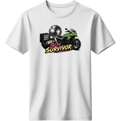 80s Survivor - Λευκό
