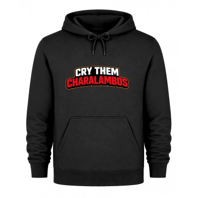 Hoodie Cry Charalambos - Μαύρο