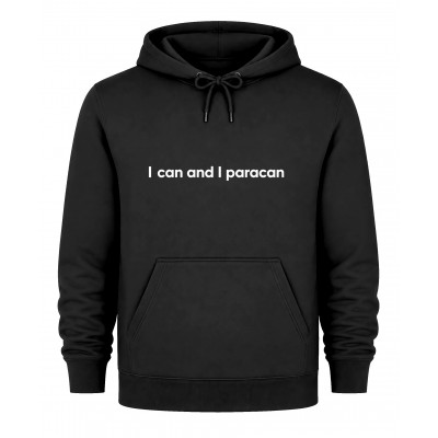 Hoodie I can - Μαύρο