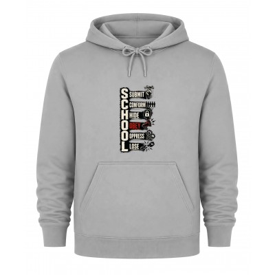 Hoodie School - Γκρί
