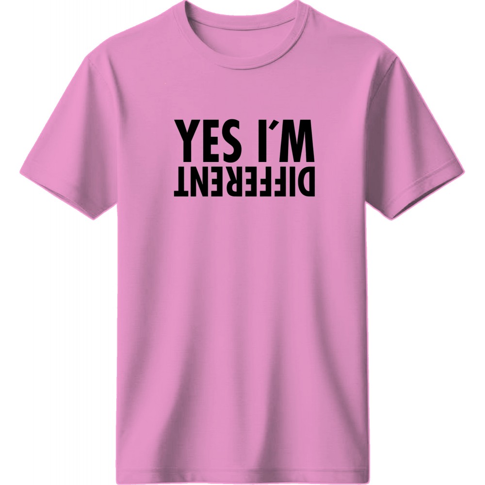 Yes I am different - Ρόζ Yes I am different - Ρόζ