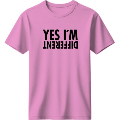 Yes I am different - Ρόζ