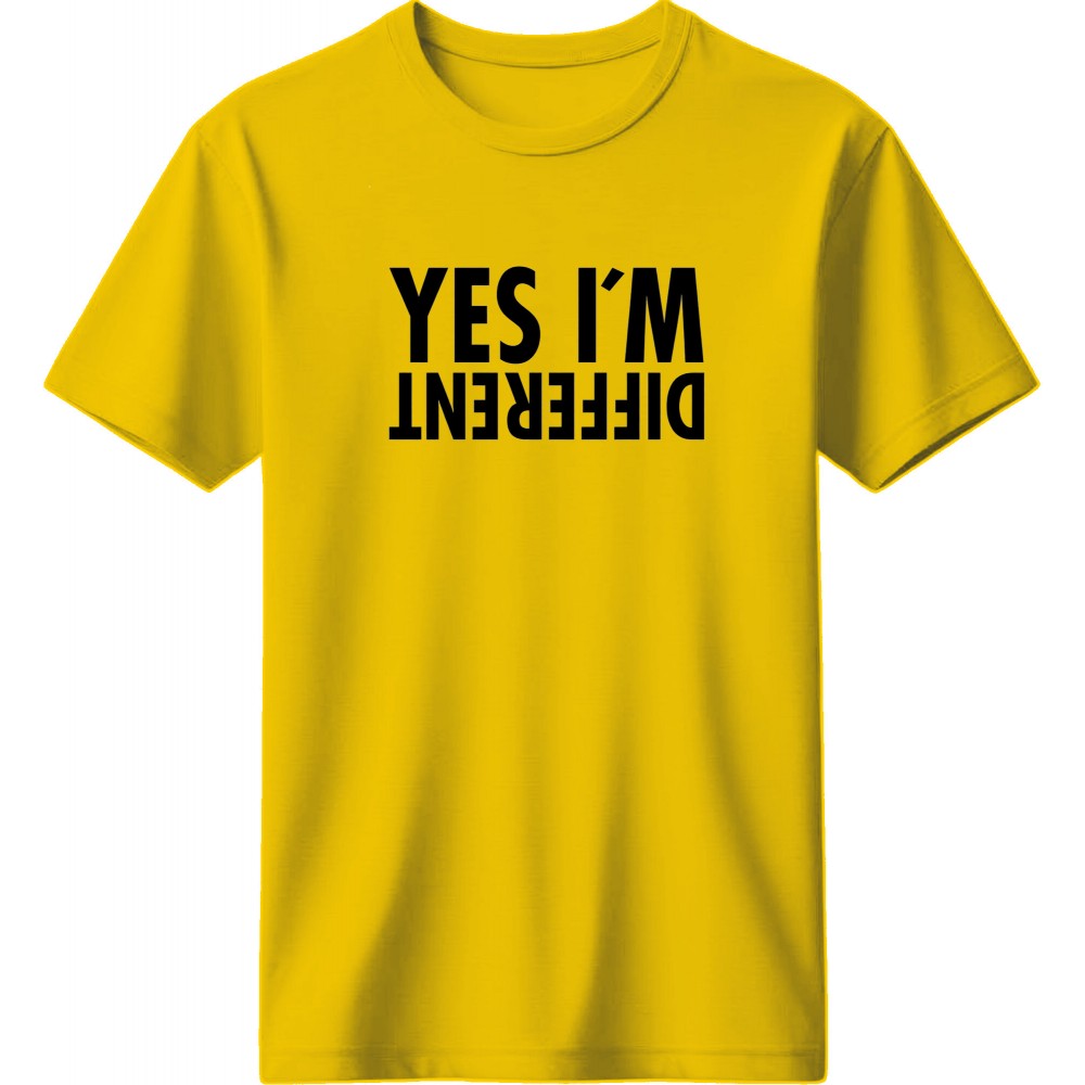 Yes I am different - Κίτρινο Yes I am different - Κίτρινο