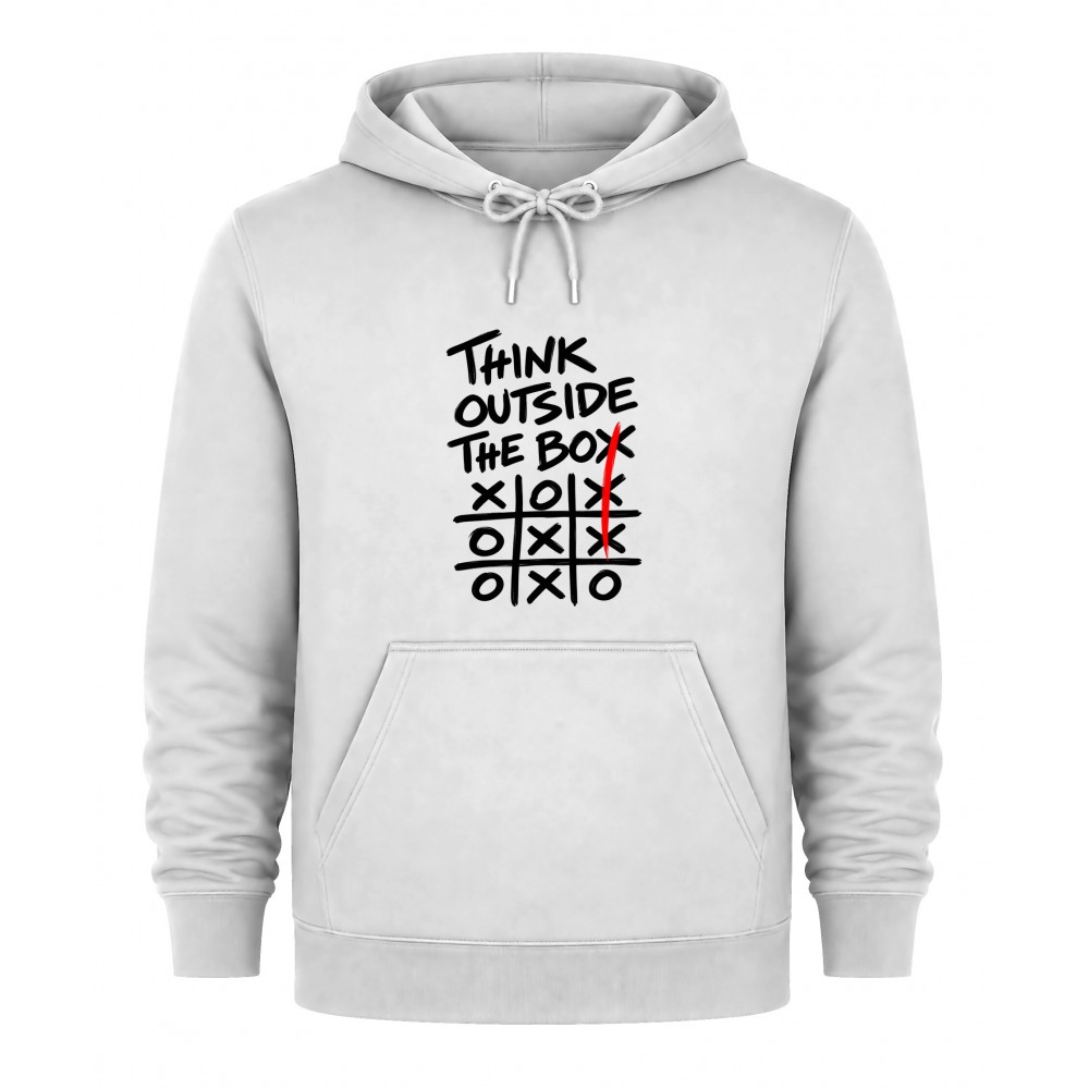 Hoodie Outside the box - Λευκό Hoodie Outside the box - Λευκό