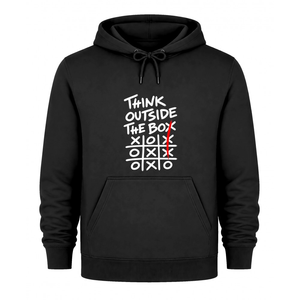 Hoodie Outside the box - Μαύρο Hoodie Outside the box - Μαύρο