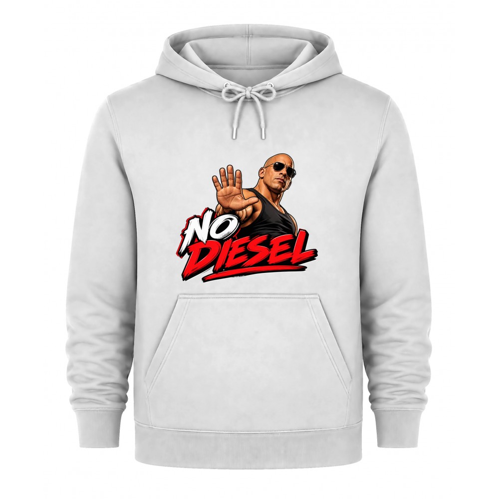 Hoodie No diesel - Λευκό Hoodie No diesel - Λευκό